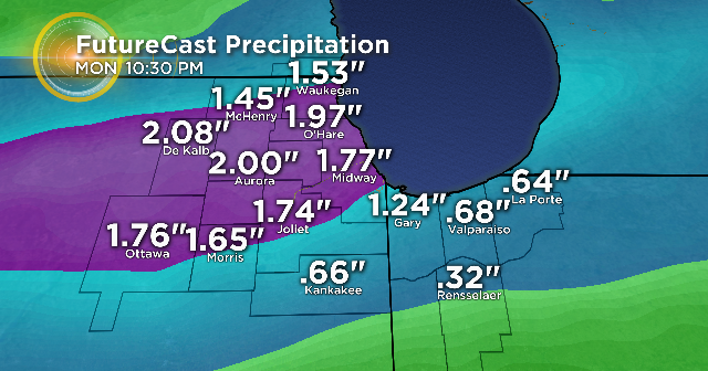 Chicago Weather Rain And Thunderstorms Expected Most Of This Week