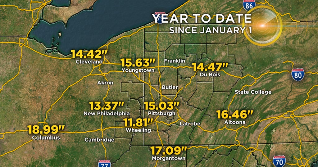 Pittsburgh Weather: Soggy Conditions, Cool Temperatures Begin Work Week ...