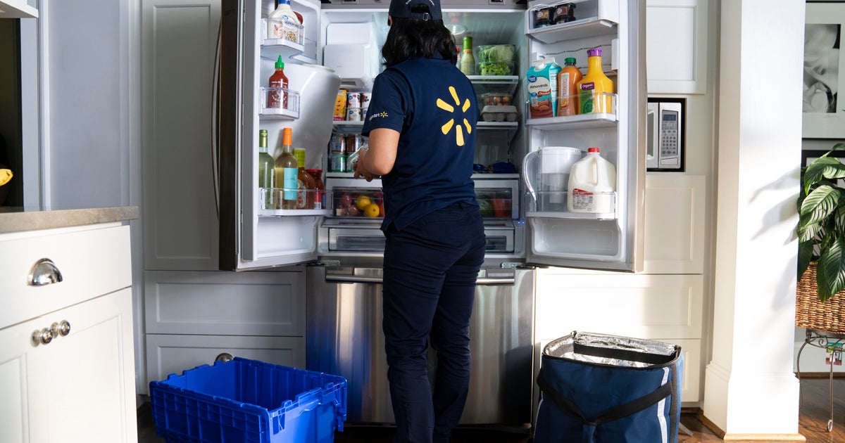 Walmart Home Delivery Workers Will Drop Off Groceries In Your Home While You Watch Remotely Cbs News