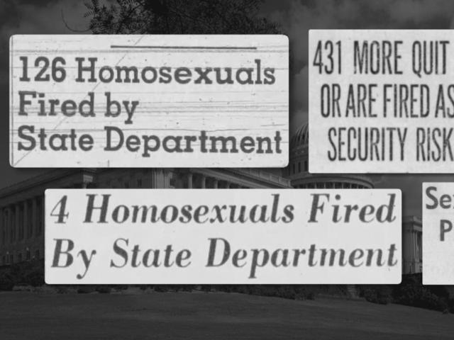 The lavender scare: How the federal government purged gay employees - CBS  News