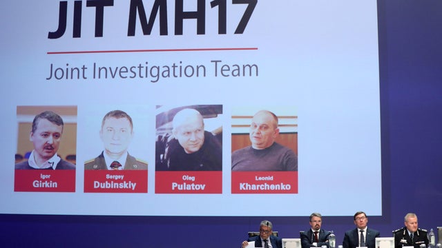 Investigators present latest findings in MH17 downing, in Nieuwegein