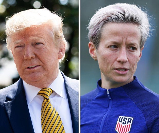 Megan Rapinoe reveals her DAD voted for Trump and that she argues with her parents for watching FOX