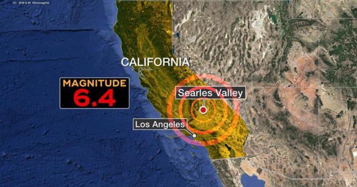 Powerful earthquake hits Southern California CBS News