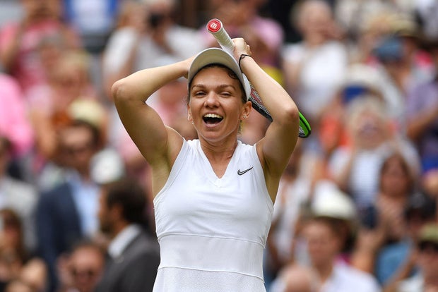 See the moment Simona Halep took down Serena Williams in Wimbledon final See the moment Simona Halep took down Serena Williams in Wimbledon final