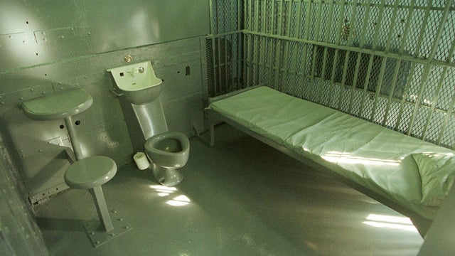 Interior of the holding cell inside the "Death Hou 