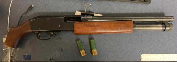 Shotgun seized in Home Depot arrest 