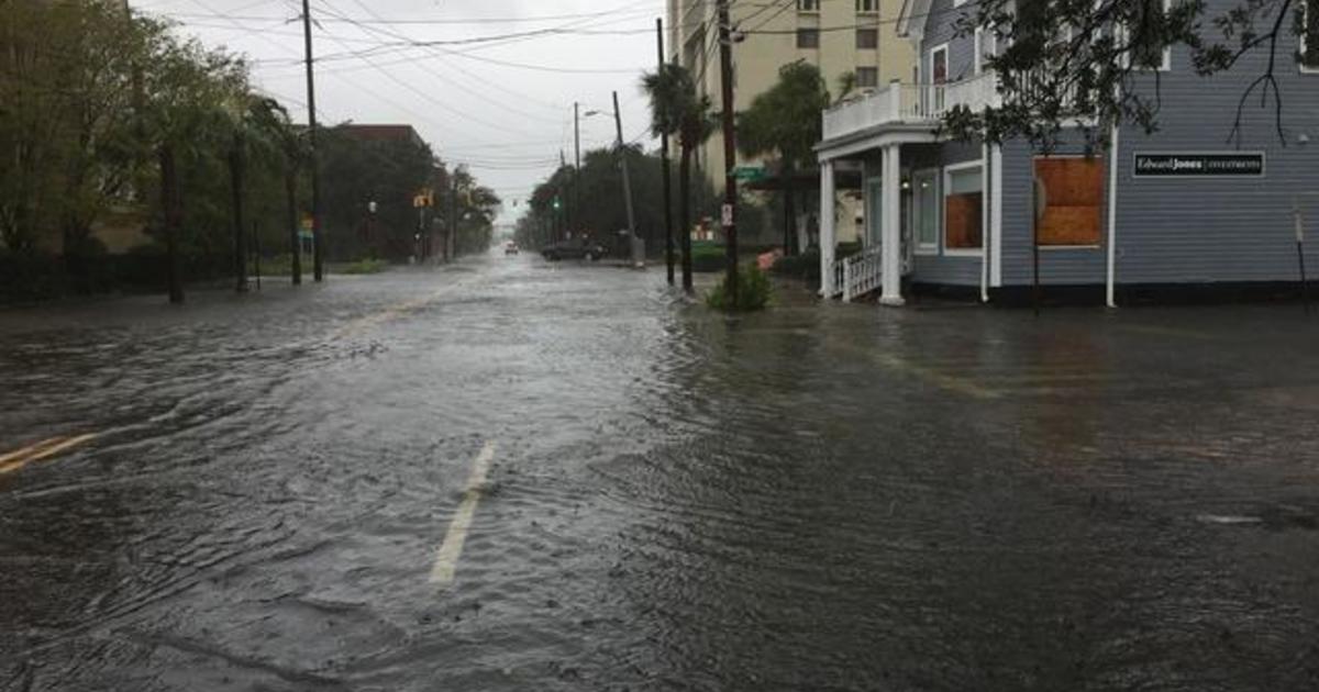 Charleston, South Carolina surveys damage from Hurricane Dorian - CBS News