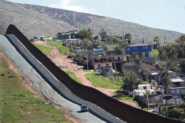 Construction Continues On Secondary Border Wall On California-Mexico Border 