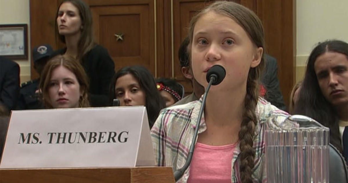 Teen Climate Activist Greta Thunberg Testifies Before Congress - CBS News