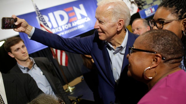 Democratic Presidential Candidate Former Vice President Joe Biden Holds Campaign Event In Davenport, Iowa