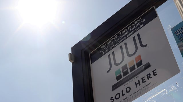 FILE PHOTO: A store selling Juul vaping products is seen in Los Angeles 