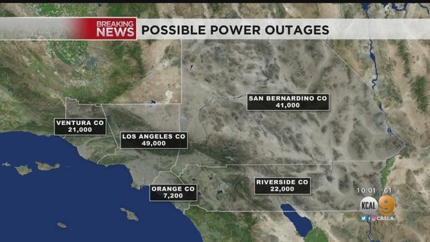 possible outages 