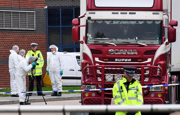39 Bodies Discovered In Lorry In Thurrock 