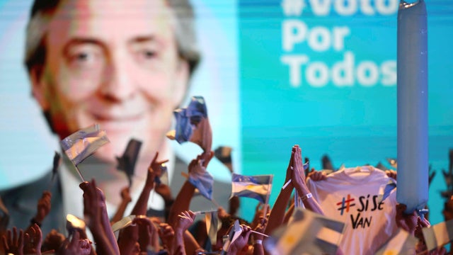Alberto Fernandez wins general election in Argentina 