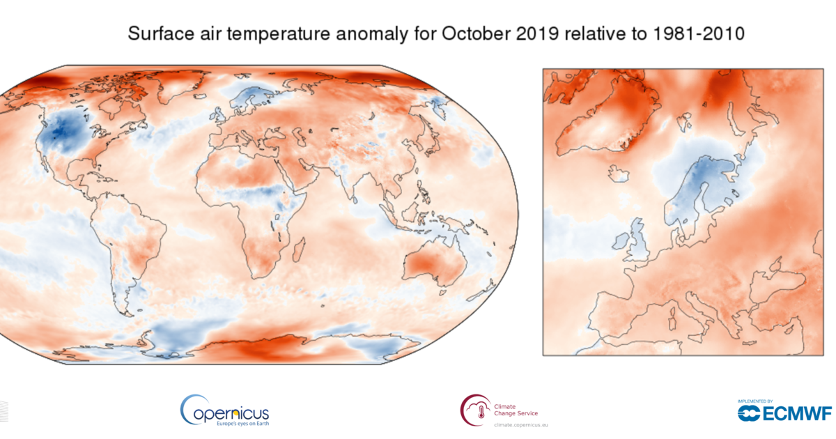 Hottest October ever: Earth just experienced its hottest October ever - CBS News
