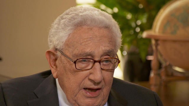 Kissinger says Trump could go down in history as "a very considerable  president" - CBS News
