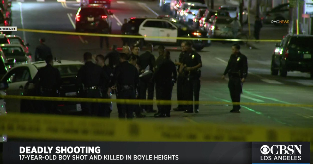 Boyle Heights Teen Killed In Early Morning Shooting CBS Los Angeles