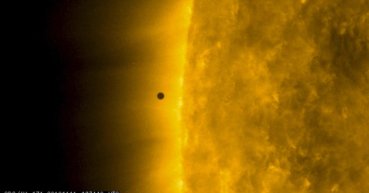 Mercury puts on rare show as it passes directly between Earth and the sun