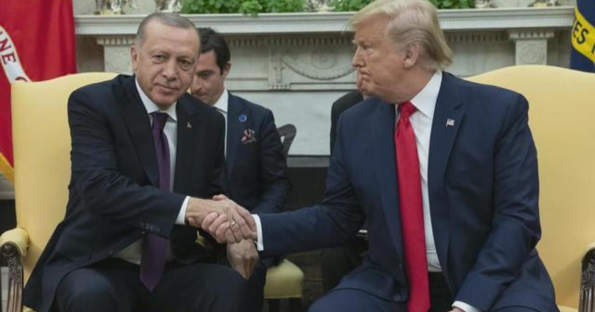 Turkish president plays anti-Kurds video in Oval Office meeting