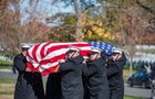 Military Funeral Honors with Funeral Escort are Conducted for U.S. Marine Corps Col. Werner Frederick Rebstock 