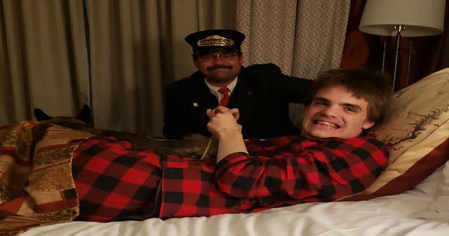 Boy with autism gets magical "Polar Express" experience after missing