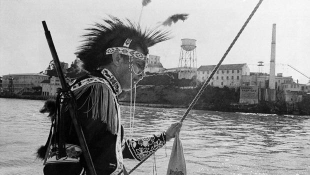 Native Americans at Alcatraz 1969 