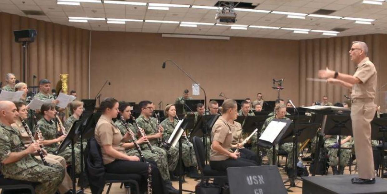 U.S. Navy Band reveals the hard work behind their holiday concert CBS