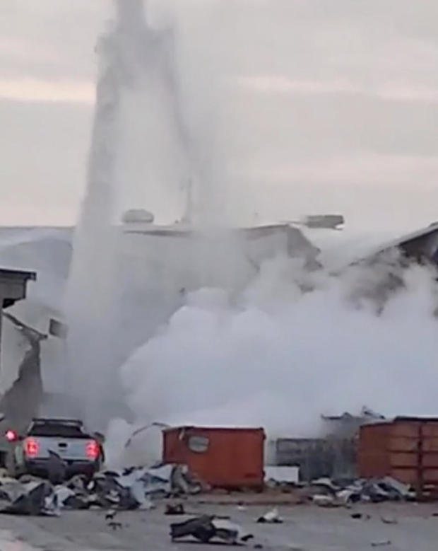 Nitrogen tank explosion at Beechcraft facility in Wichita, Kansas 