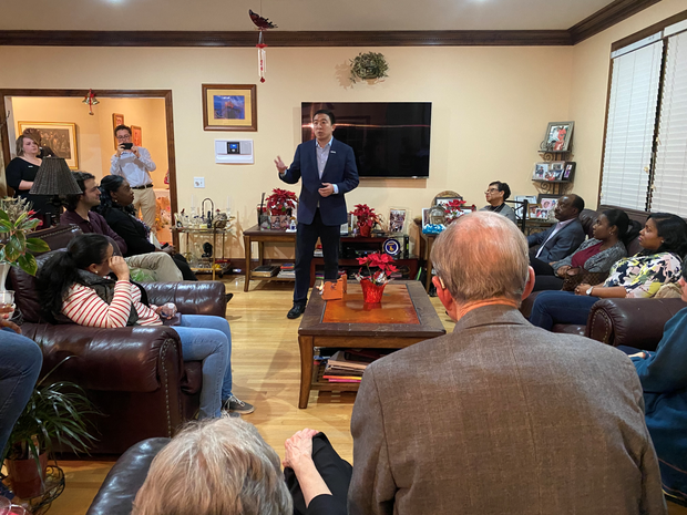 Andrew Yang house meet and greet Columbia South Carolina