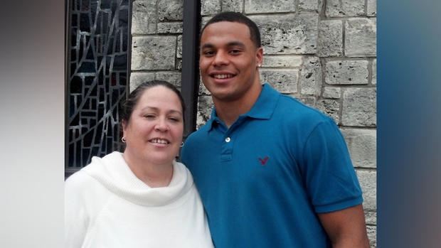 Dak Prescott with his mother, Peggy, who died of cancer. 