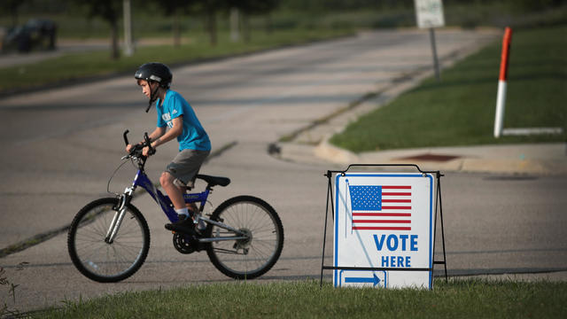 Voters Go To The Polls In Wisconsin's Primary Elections 