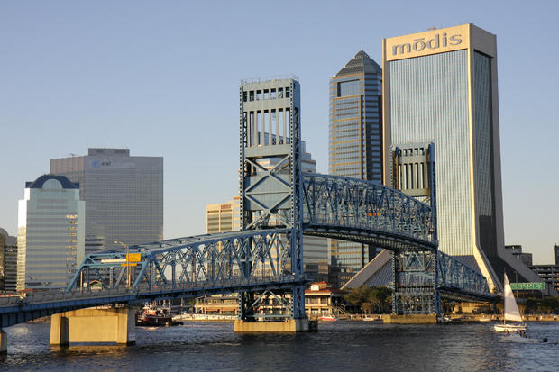 Jacksonville skyline. 