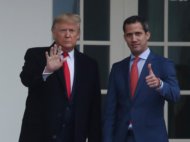 President Trump welcomes Venezuela's Juan Guaidó to White House ...