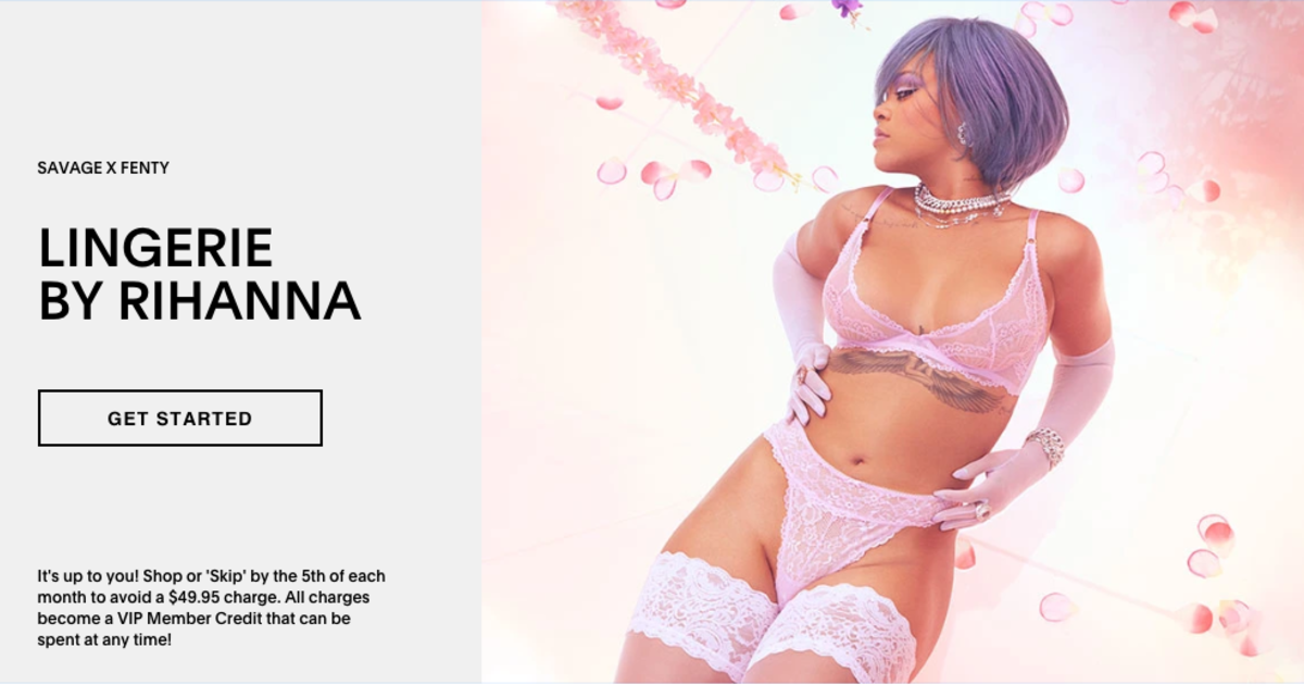 Rihanna S Lingerie Company Accused Of Deceptive Advertising Cbs News