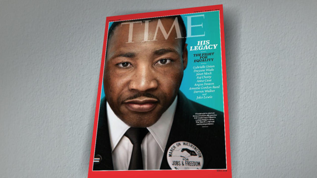 Time Magazine Cover Features Virtual Reality Image Of Martin Luther King Jr Cbs News