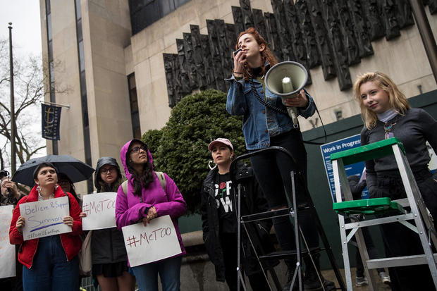 Pace University Students Stage Walk Out Protest Against Sexual Violence On Campus 