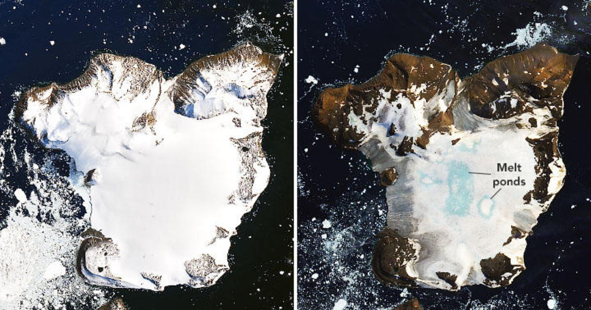 NASA satellite images reveal dramatic melting in Antarctica after