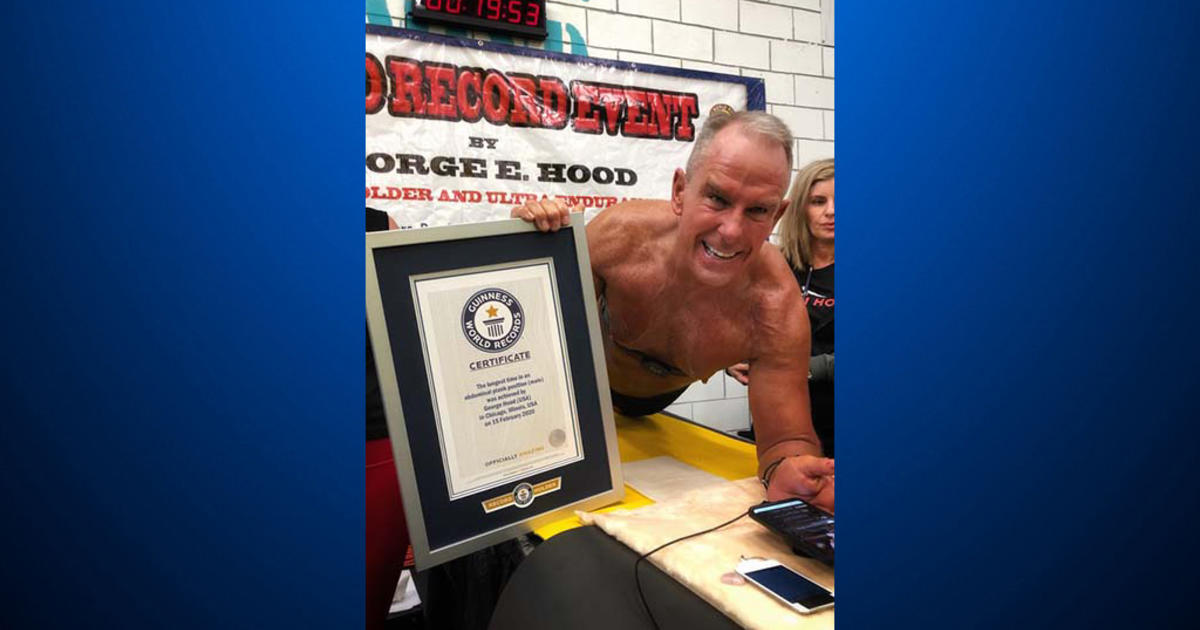 62 Year Old Former Marine Sets Male World Record By Holding Plank For Over 8 Hours Cbs Pittsburgh