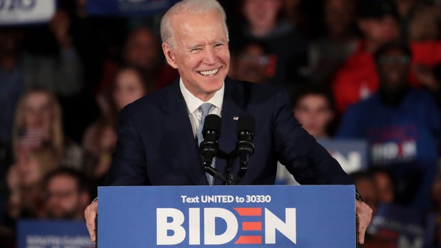 Democratic Presidential Candidate Joe Biden Holds South Carolina Primary Night Event In Columbia 