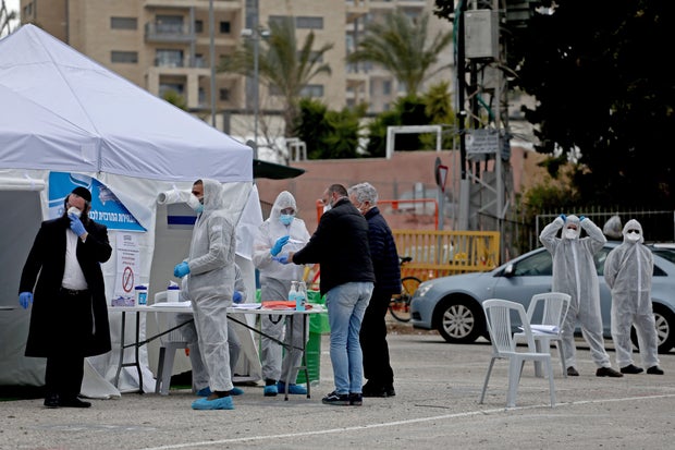 ISRAEL-VOTE-HEALTH-VIRUS