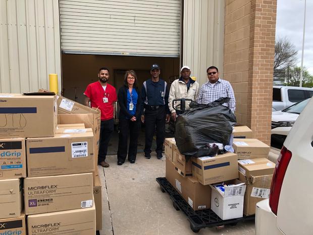 UT Dallas donates supplies to Parkland Hospital 