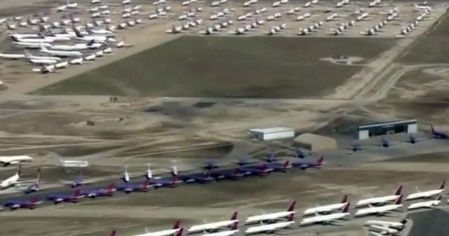 Airline industry in historic freefall as traveling comes to a halt