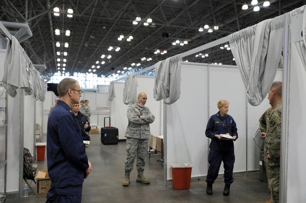 Phase 2 of the Javits New York Medical Station at the Jacob K. Javits Convention Center during the coronavirus disease (COVID-19) outbreak in Manhattan, New York City 
