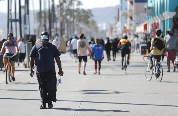 L.A. County Reopens Beaches And Parks Amid Coronavirus Pandemic 