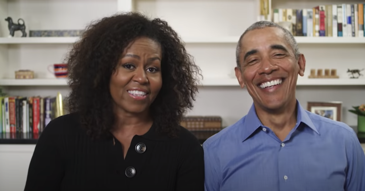 Barack Obama Joins Michelle Obama As Special Guest On Story Time Livestream Cbs News