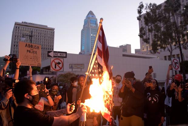 George Floyd protests in Los Angeles 