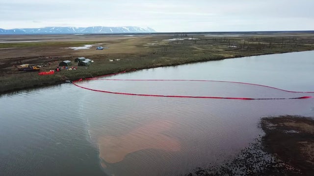 diesel fuel spill Russia