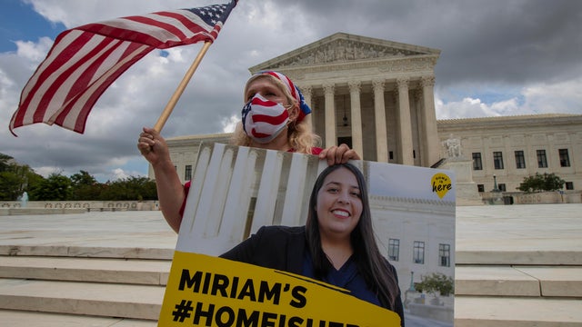 "Home Is Here" Rally Held Outside Supreme Court As DACA Arguments Are Heard 