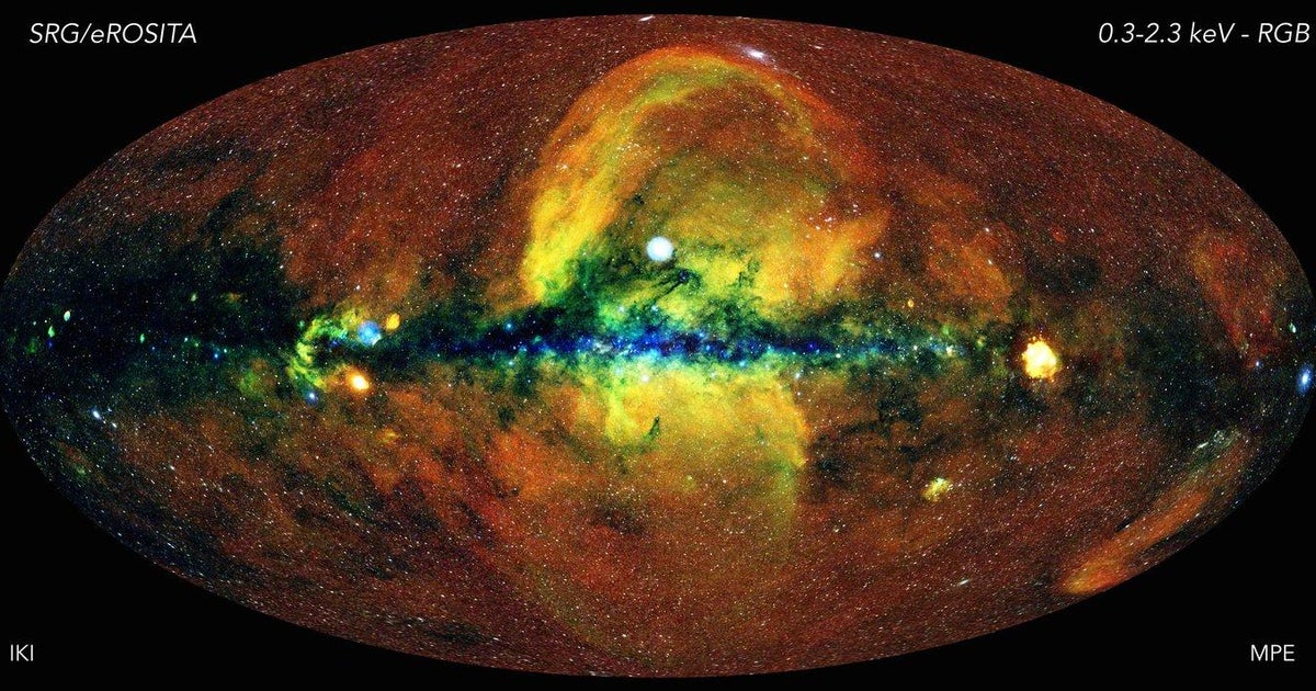 Telescope captures breathtaking new X-ray map of the sky - CBS News thumbnail