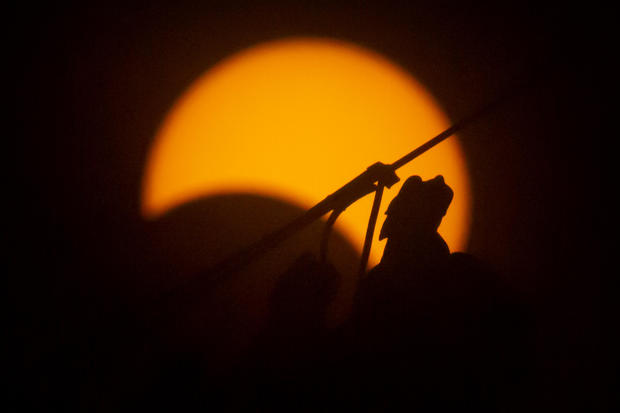 APTOPIX China Solar Eclipse 